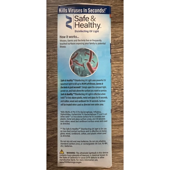 ๐ค As Seen On TV Safe & Healthy Disinfecting UV Light - Picture 3 of 6
